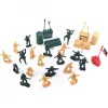 Katonai figura készlet 2 csapattal