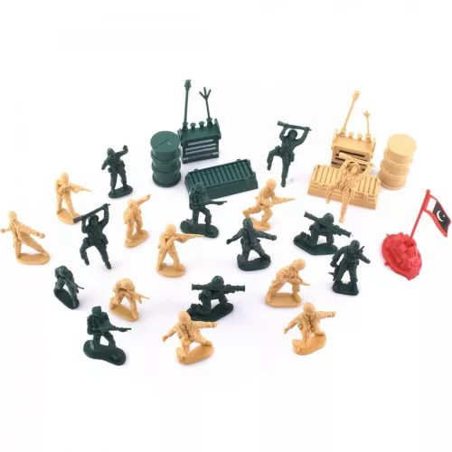 Katonai figura készlet 2 csapattal
