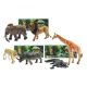 Forest King állat figura készlet, egzotikus állatok