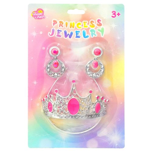 Korona készlet, korona, + fülbevaló – lapon