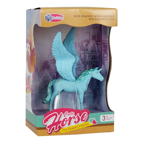 Szárnyas unikornis figura – 4 színben