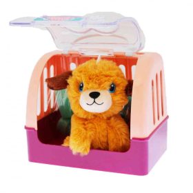 Állathordozó készlet, plüss kutyussal