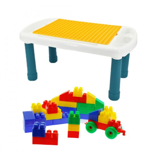Építőkocka szett asztallal