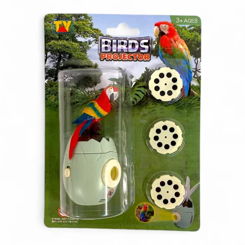 Projektoros papagáj figura tojáson – 3 változatban