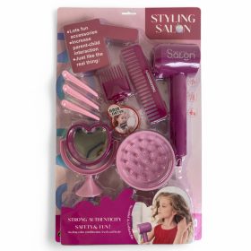 Hajszárító készlet, elemesemes, Salon – lapon