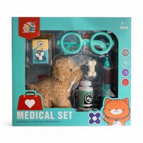 Kutya készlet, plüss, + orvosi készlet – dobozos