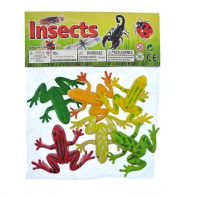 Insect állat figura készlet, békák Insect állat figura készlet, békák
