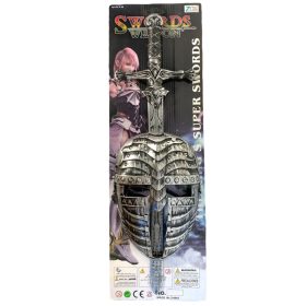 Lovag készlet, maszk, Kard – lapon