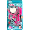Fodrászos játékszett tükörrel, hajsütővassal és ollóval