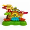 Lépcsőnjáró dínó klt., el., vil.,+ fogaskerekes építő, 27x20 cm dob.