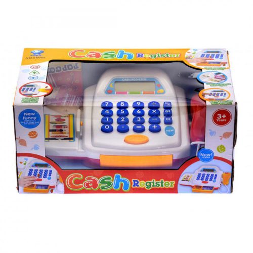 Cash Register játék pénztárgép készlet bankkártya leolvasóval