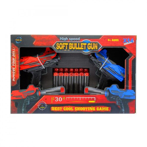 Soft Bullet Gun szivacskilövő pisztoly készlet