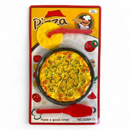 Vágható ételemes készlet, pizza + eszköz – lapon