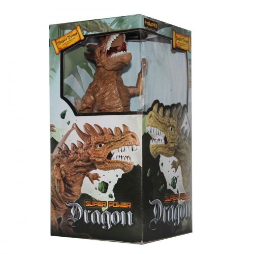 Dragon állat figura, elemes sárkány