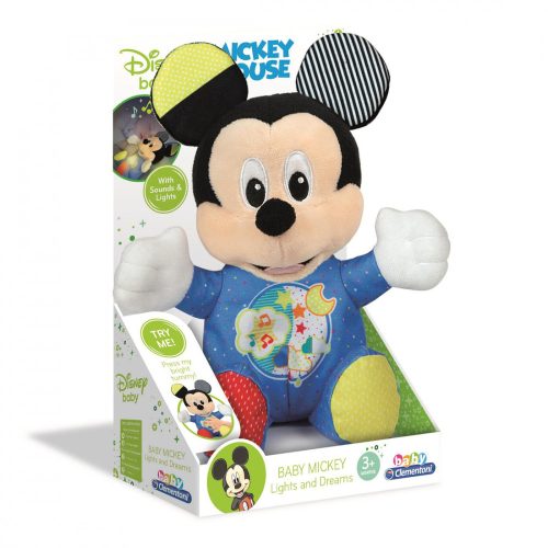 Baby Clemmy, Mickey egér plüss, hanggal és fénnyel