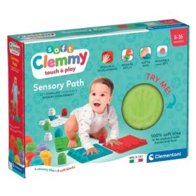   Clemmy Soft Puha Szenzoros Játszószőnyeg Építőkockákkal