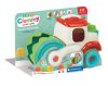 Clementoni - Clemmy Soft - Készségfejlesztő úthenger és építőkocka játékszett
