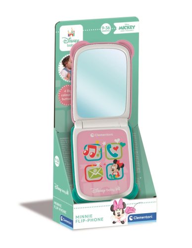 Clementoni Bébi mobiltelefon, érintőképernyős, Disney Minnie