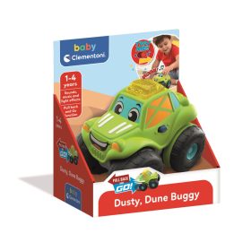   Baby Clementoni autó, homokfutó elemes, zenélő, hátrahúzós