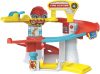 Baby Clementoni Tűzoltóállomás + bukfences autó készlet