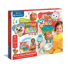   Baby Clementoni, Interaktív bébi kosárlabda palánk puha labdával