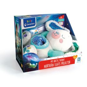 Baby Clementoni, Északi fény projektor - plüss nyuszi