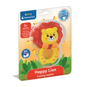   Clementoni Bébi rágóka, hűtőfolyadékos, oroszlán forma