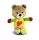 Bébi interaktív plüss, Maci, el., 16x23 cm lapon