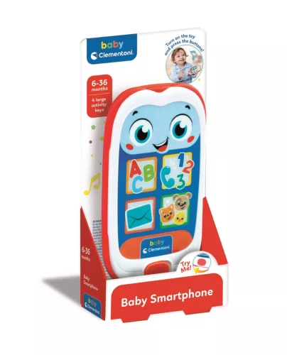 Clementoni Bébi mobiltelefon, hang+fény, érintőképernyős