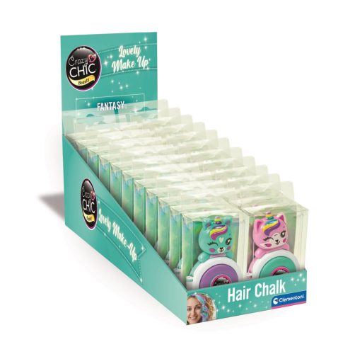 Haj dekor, hajszínező klt, 5x13 cm dob. 22 db/disp.