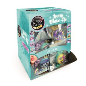 Smink klt., szájfény, cukorka forma, 8 cm, 24 db/disp.