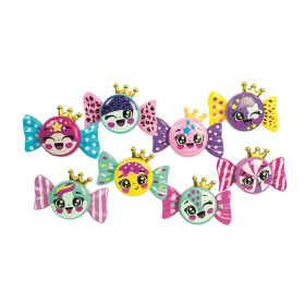 Smink klt., szájfény, cukorka forma, 8 cm, 24 db/disp.