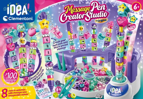 Clementoni Toll dekorációs készlet – gyöngyök és betűk 42x29 cm