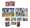 Clementoni Puzzle, memória kártya, mesekocka, Sonic a sündisznó