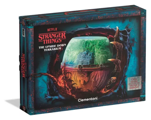 Clementoni - Sience & Play, Stranger Things, Vecna háza terrárium és gipszkiöntő készlet