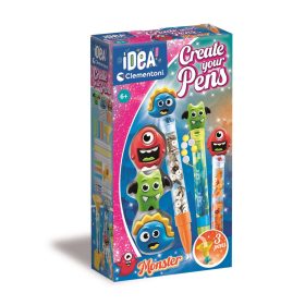   Toll dekoráció, díszítő klt., szörnyek, 10x19 cm dob.12 db/disp.