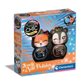   Clementoni Crazy Chic Beauty, Lovely Nail Polishes - Körömlakk szett 2 db-os