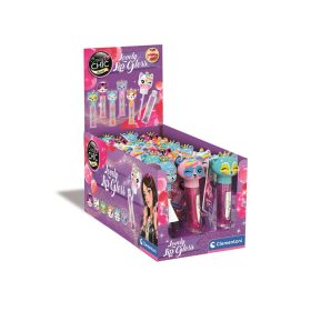 Smink klt., szájfény, vegyes, 11 cm, 18 db/disp.