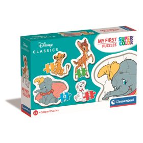   Clementoni puzzle, Első kirakóm - Disney, 3, 6, 9 és 12 db-os