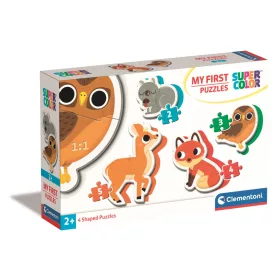   Clementoni Puzzle, erdei állatok, Kép összerakó, 2, 3, 4, 5 db