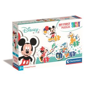   Clementoni puzzle, Első kirakóm - Disney Mickey és barátai, 3, 6, 9, és 12 db-os