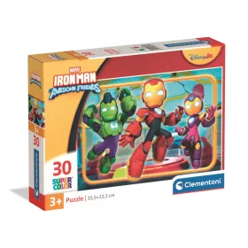   Clementoni Puzzle, Marvel, Vasember és barátai, 30 db, 20x15 cm