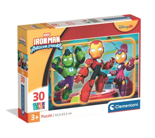 Clementoni Puzzle, Marvel, Vasember és barátai, 30 db, 20x15 cm