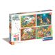 Clementoni Super color, Micimackó puzzle, 12, 16, 20, 24 db-os