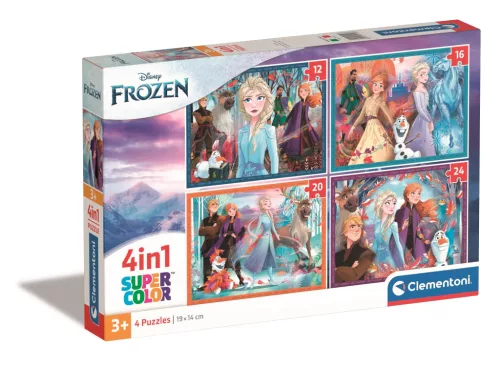 Clementoni Puzzle, Jégvarázs, 12, 16, 20, 24 db, 4 az 1ben, 29x20 cm