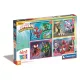 Clementoni Puzzle, Spidey és barátai, 12, 16, 20, 24 db, 4 az 1ben