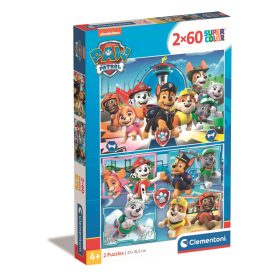   Clementoni Super color, Paw Patrol - Mancs Őrjárat puzzle 2 x 60 db