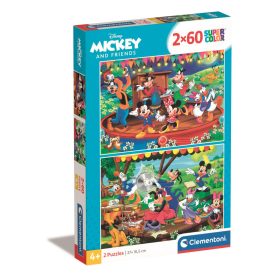 Clementoni Puzzle 2x60 db – Disney Mickey és barátai