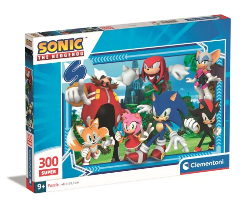 Clementoni Puzzle, Sonic a sündisznó, 300 db