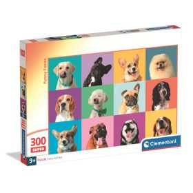 Clementoni Super Puzzle, Kutya arcok - 300 db-os